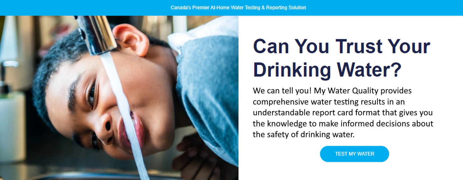 Click for well water testing at 'My Water Quality'...